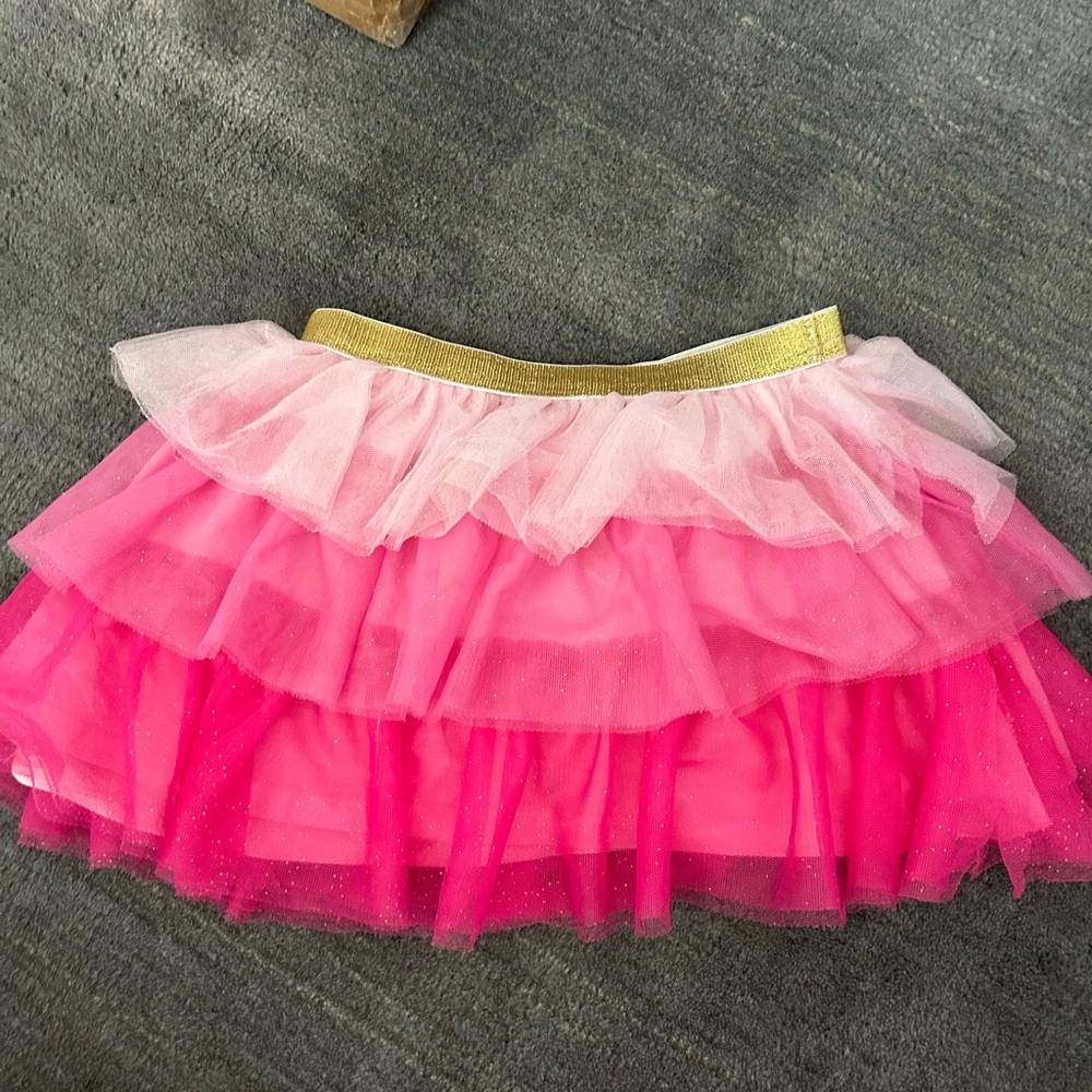 Wink Pink Mini Bubble Skirt Ruffled Tiered